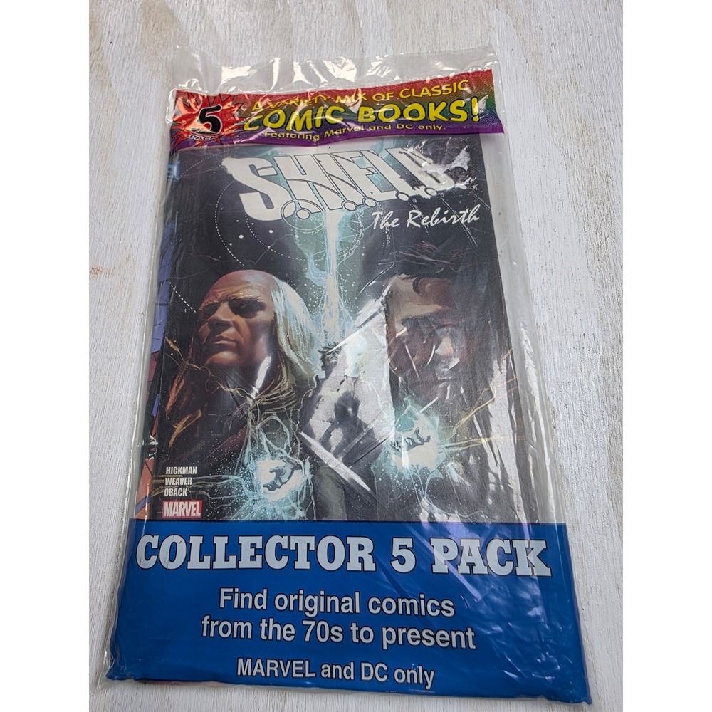 Marvel DC Comic Books Collector 5 Pack Sealed SHIELD X-Men Hickman Weaver Oback